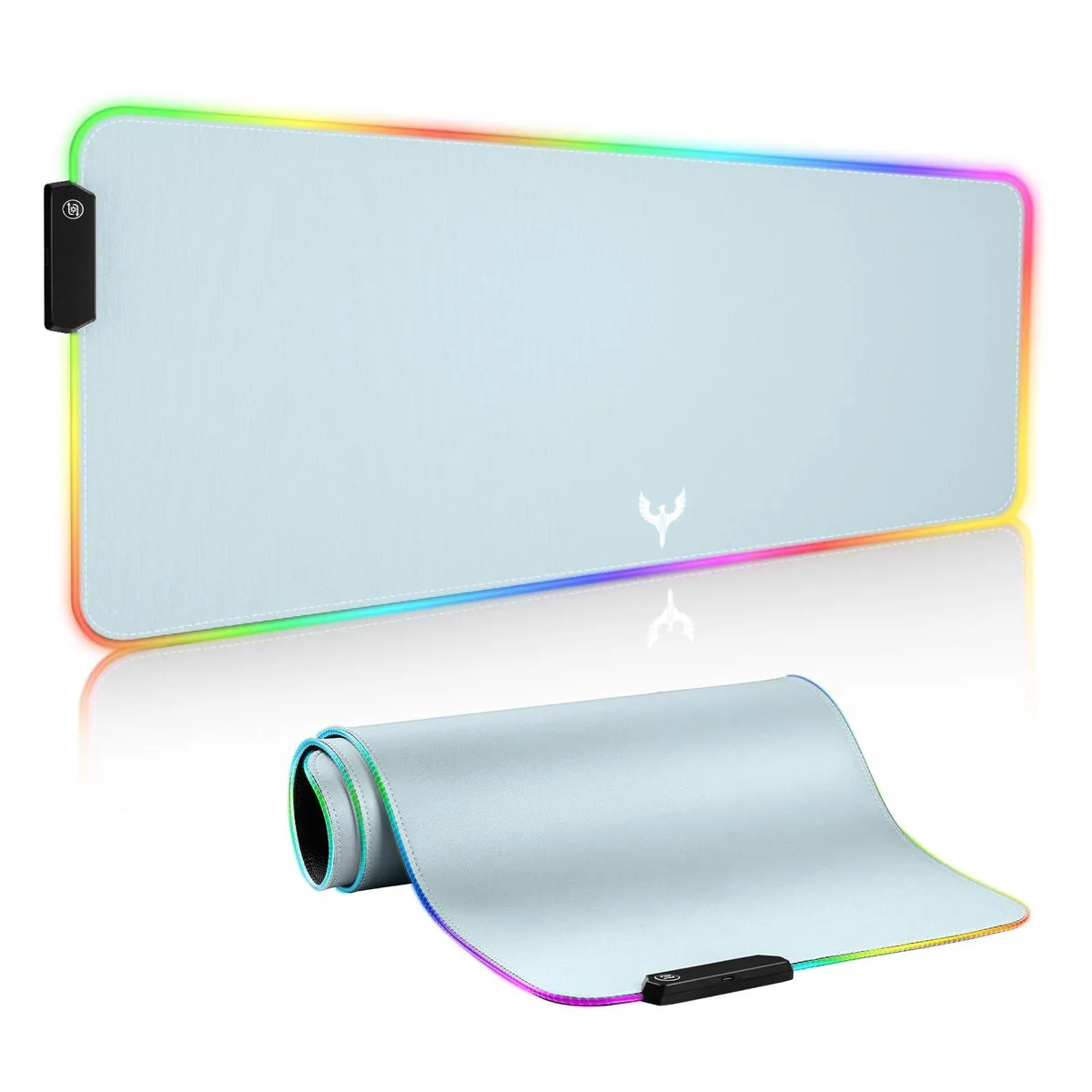DNBeffulgent DNBeffulgent RGB Gaming Mouse Pad Extra Large 31.5x12 Inch Grey — product photo