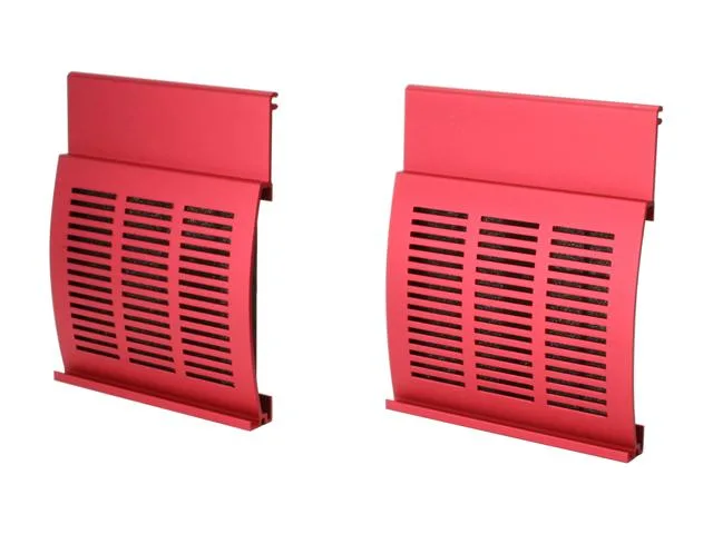 iStarUSA Inc. iStarUSA Inc. Bezel-RED-400 Red Aluminum Server Bezel 7.5 x 4.5 x .8 — product photo