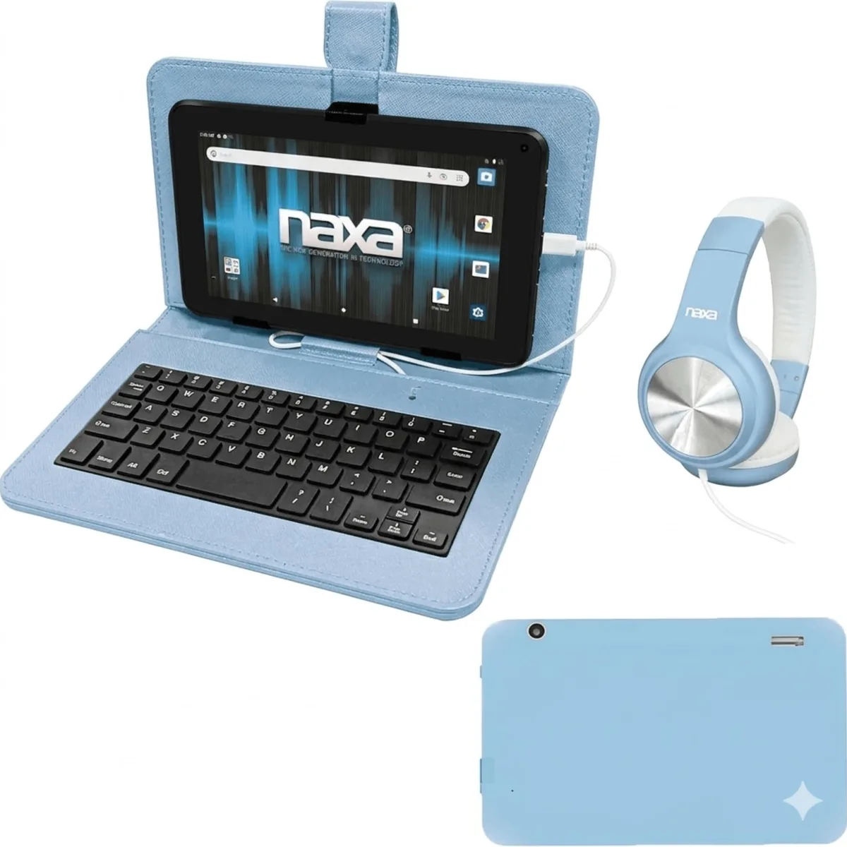 Naxa Naxa NID-7056-BLUE 7" Android 11 Go Edition Tablet Kit Blue — product photo