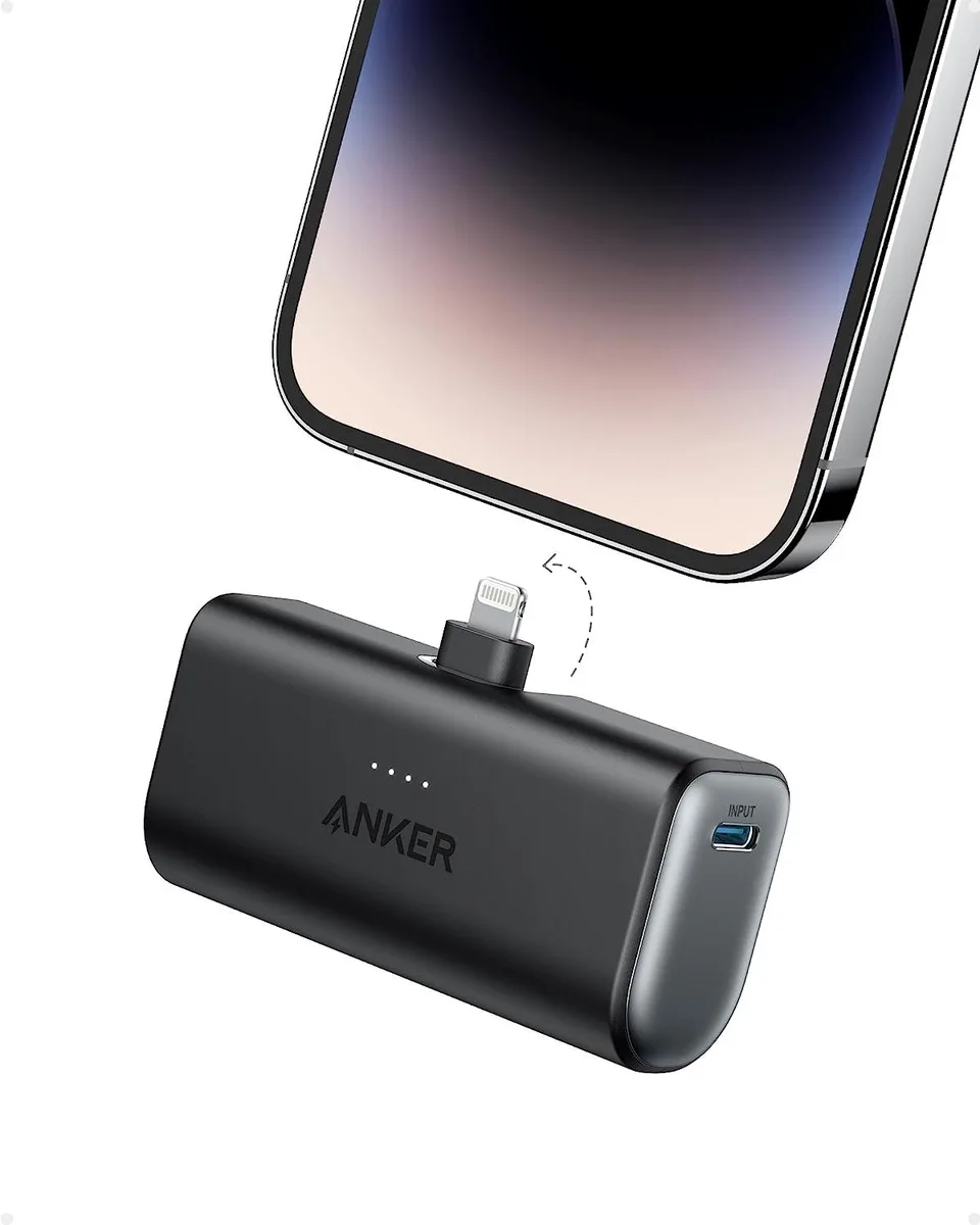 Anker Anker 621 Power Bank 5,000mAh Built-In Lightning Connector 12W MFi Certified — product photo