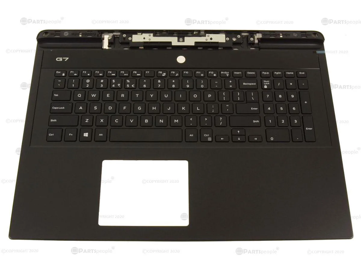 DELL DELL G7 7790 Palmrest Keyboard Assembly US-Intl Non-backlit No Mini DisplayPort 2VWM3 — product photo