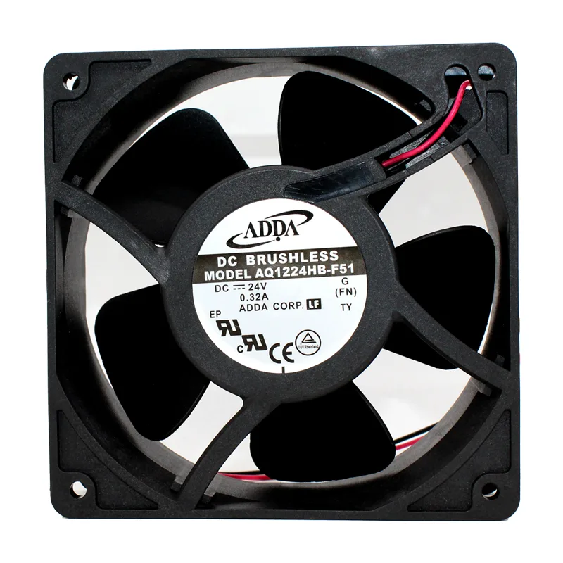 Fans Fans AQ1224HB-F51Size 120mm 24V 0.32A 3000RPM case fan — product photo