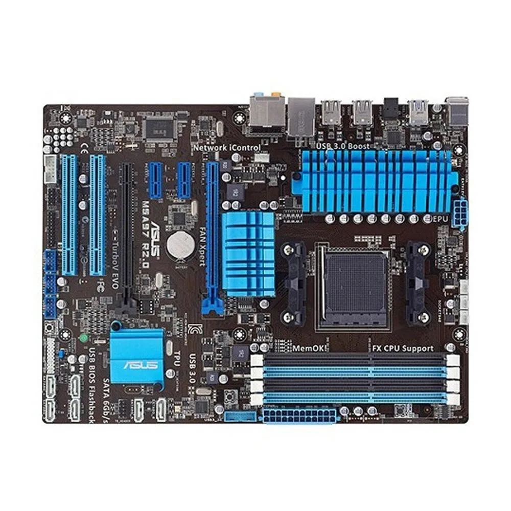 ASUS ASUS M5A97 R2.0 AMD 970 DDR3 32GB ATX Motherboard — product photo
