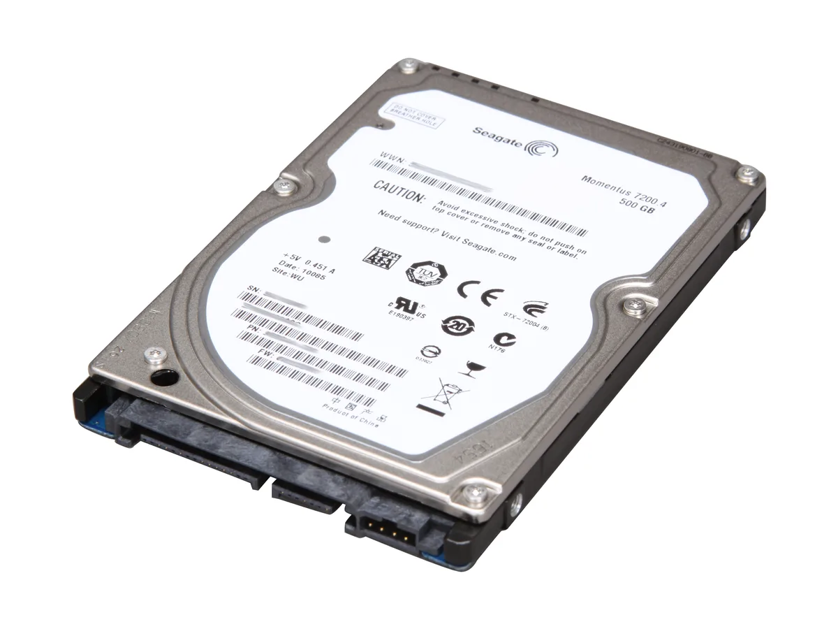Seagate Seagate ST9500420ASG 500GB 7200 RPM 16MB SATA 3.0Gb/s 2.5" laptop hard drive — product photo