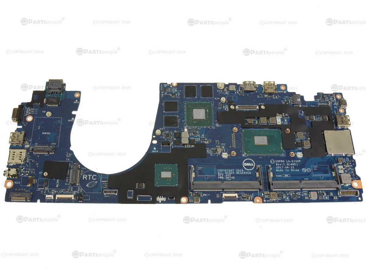 DELL DELL Precision 3520 Motherboard i7-6820HQ 2.7GHz Quadro M620 0C220 — product photo