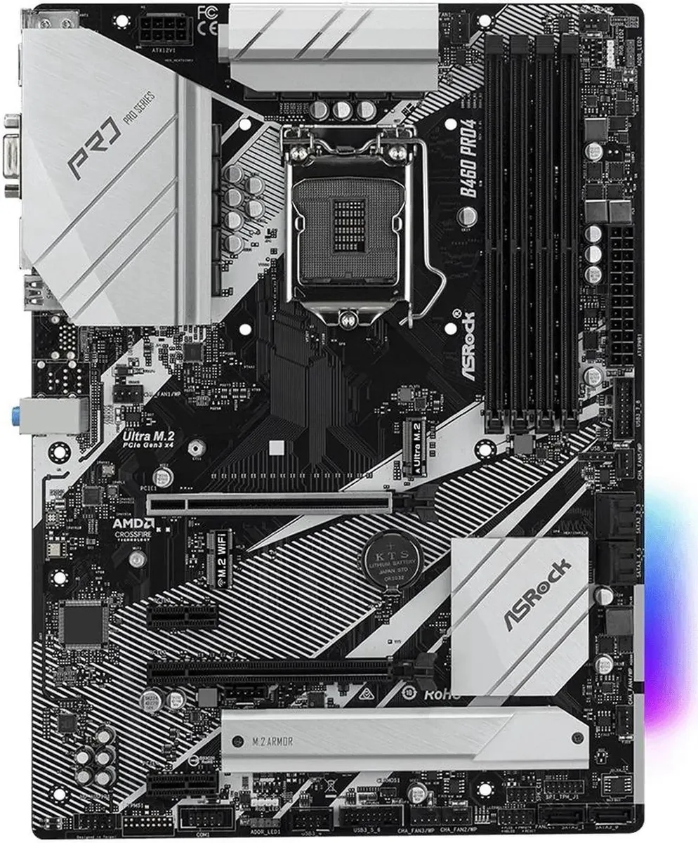 ASRock ASRock B460 PRO4 LGA 1200 Intel motherboard — product photo