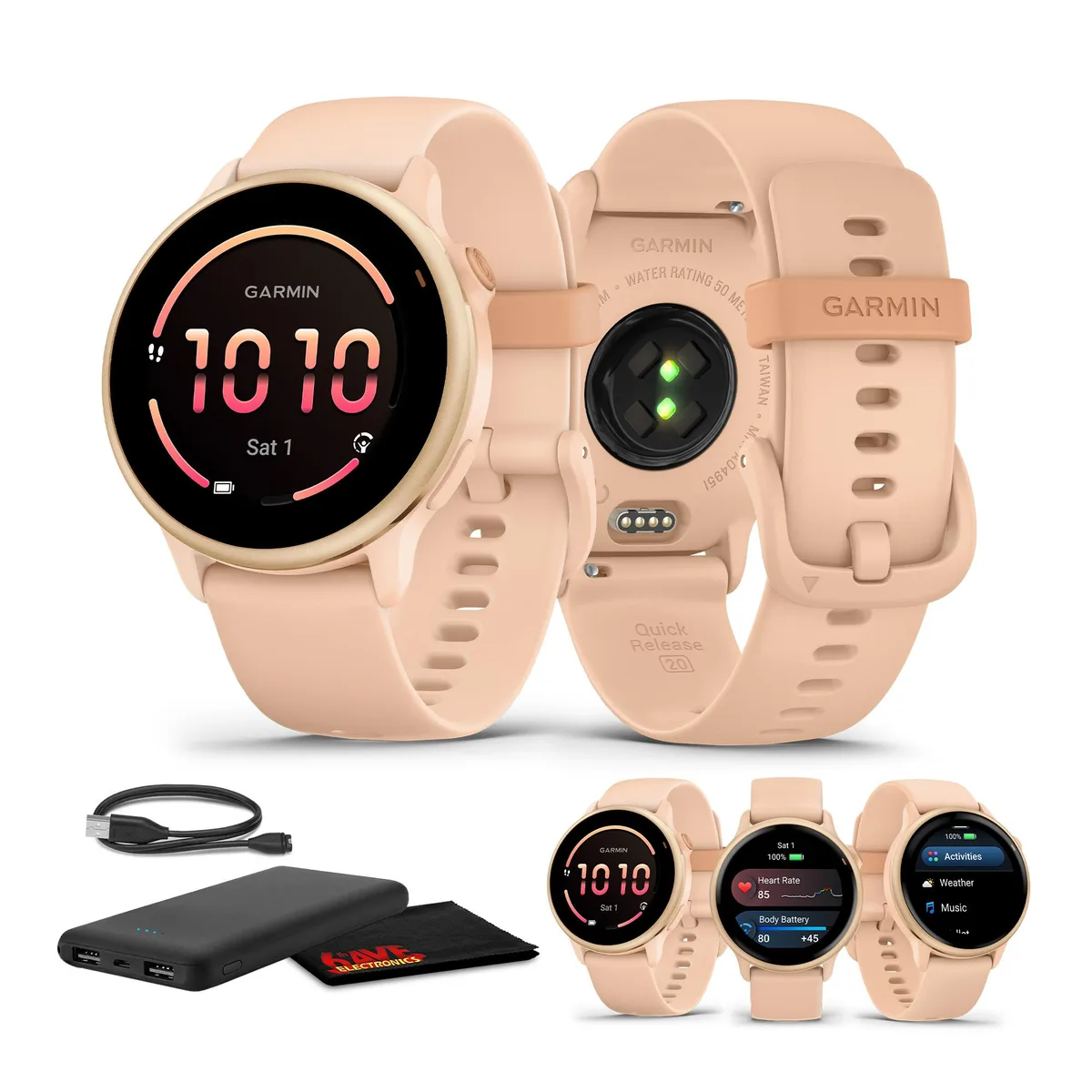 Garmin Garmin Vivoactive 6 Smartwatch Metallic Pink Dawn 1.3 — product photo