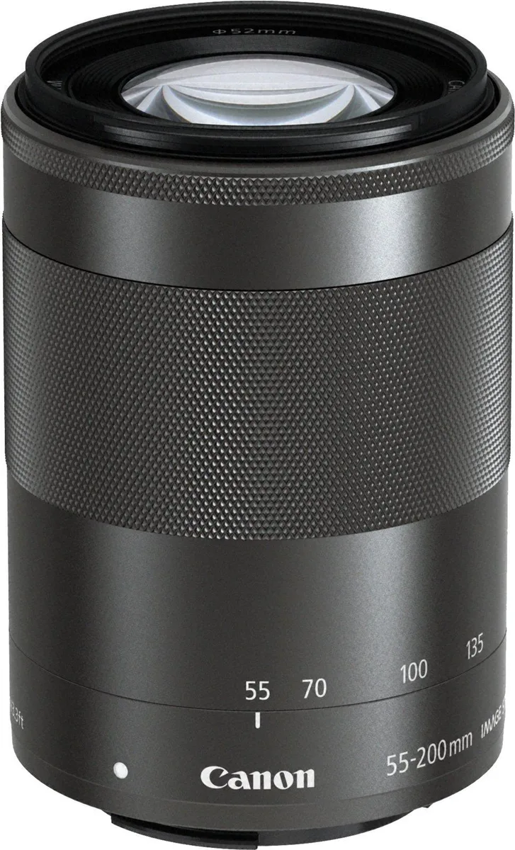 Canon Canon EF-M 55-200mm f/4.5-6.3 IS STM camcorder lens (Black) — product photo