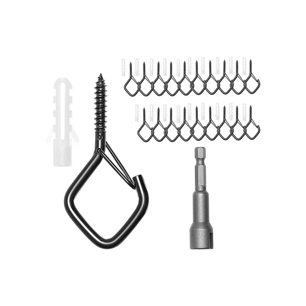 VEVOR VEVOR 20 PCS Q-Hanger Hooks 2.17 in Black — product photo