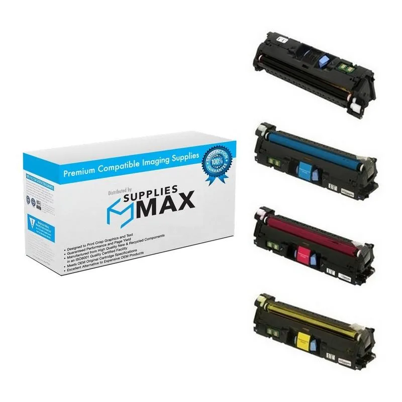SuppliesMax SuppliesMax EP-87MP Toner Cartridge Combo Pack BK/C/M/Y 5000 Pages — product photo