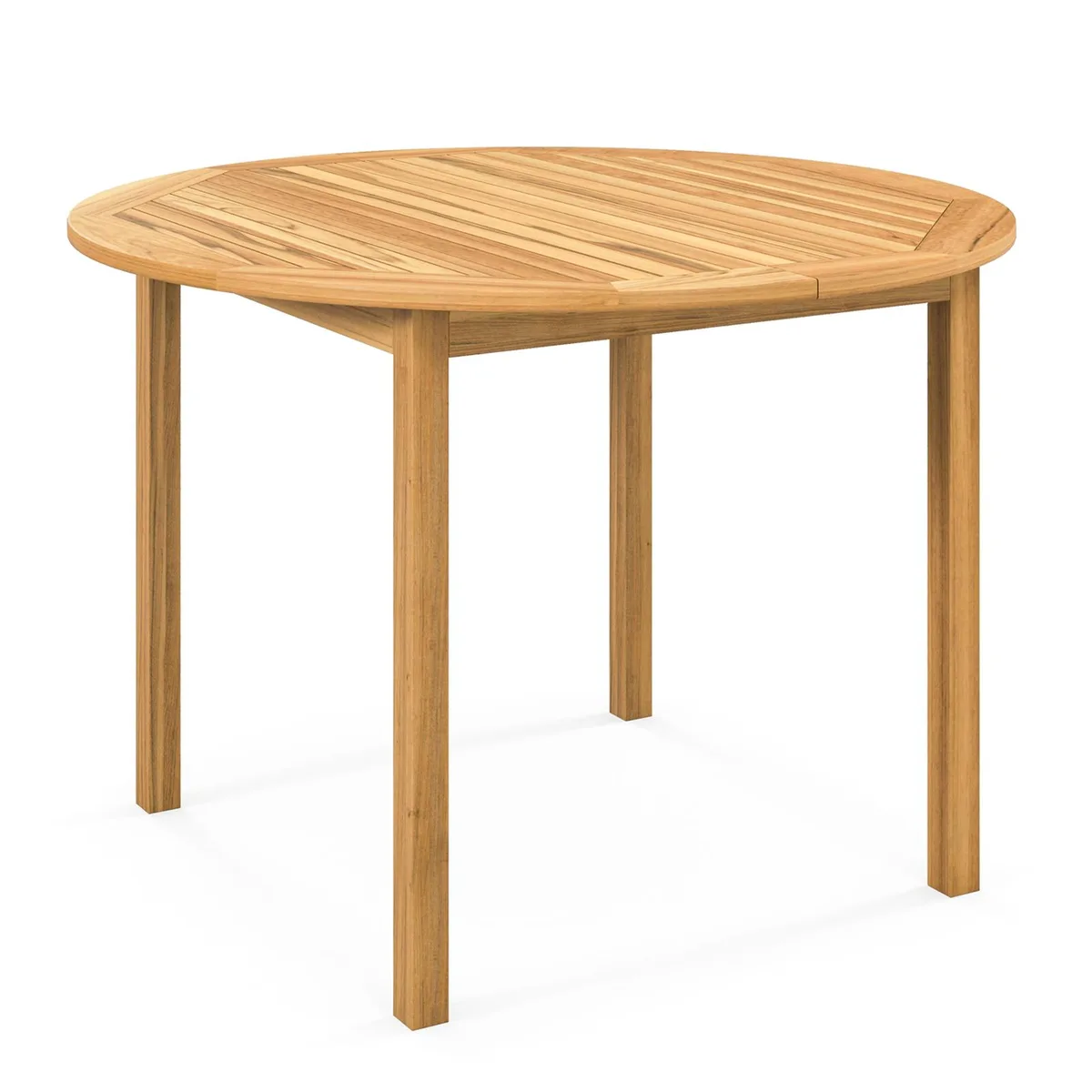 SlickBlue SlickBlue 4-Person Round Dining Table 44" Dia Natural Acacia Wood — product photo