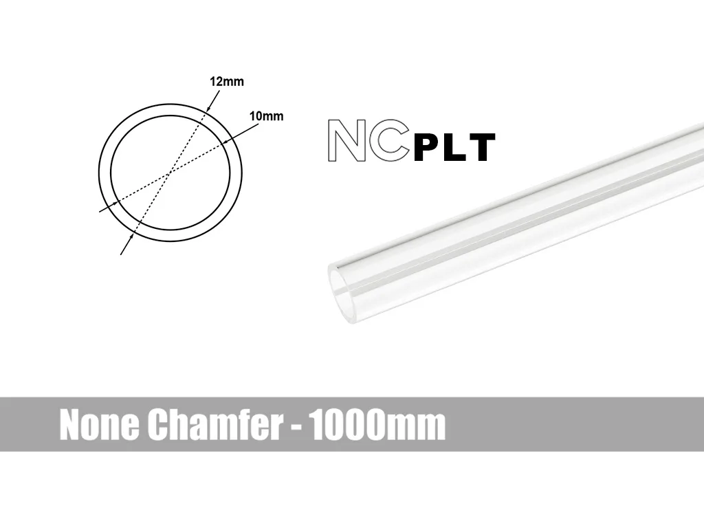 Bitspower Bitspower BP-NCPLT12-L1000 PETG tubing 12mm OD 1000mm clear — product photo