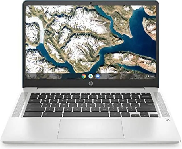HP HP Chromebook 14a-na0040nr 14" 2-in-1 Laptop Intel Celeron N4000 4 GB 32 GB eMMC Ceramic White — product photo