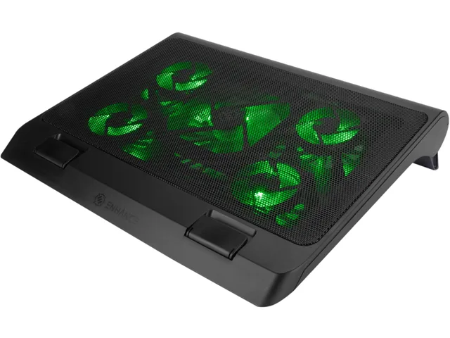 Accessory Power Accessory Power ENGXC10100GNEW laptop cooling pad, 5 fans, green, up to 17 in — product photo