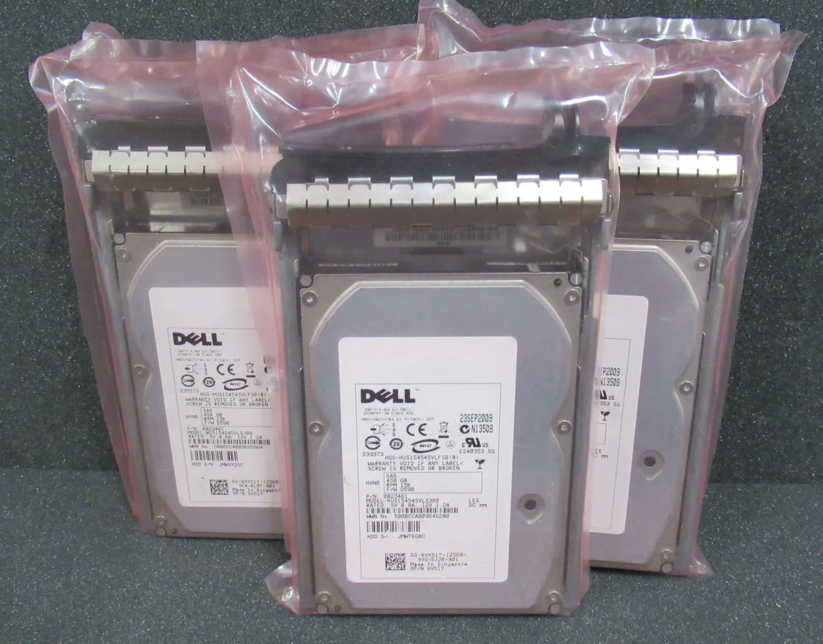 DELL DELL HUS154545VLS300 450GB 15K 3.5 SAS internal hard drive — product photo