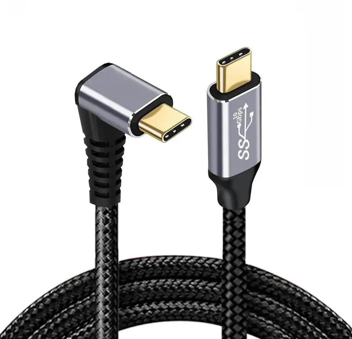 SMUGDESK SMUGDESK USB 3.1 Gen2 10Gbps 100W PD 90° 3m Cable — product photo