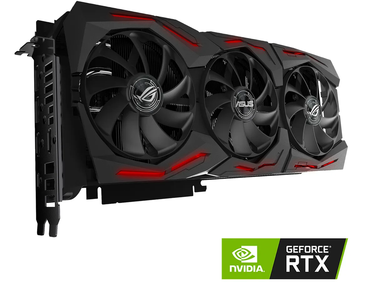 ASUS ASUS ROGSTRIXRTX2080TIO11 GeForce RTX 2080 Ti 11GB GDDR6 graphics card — product photo