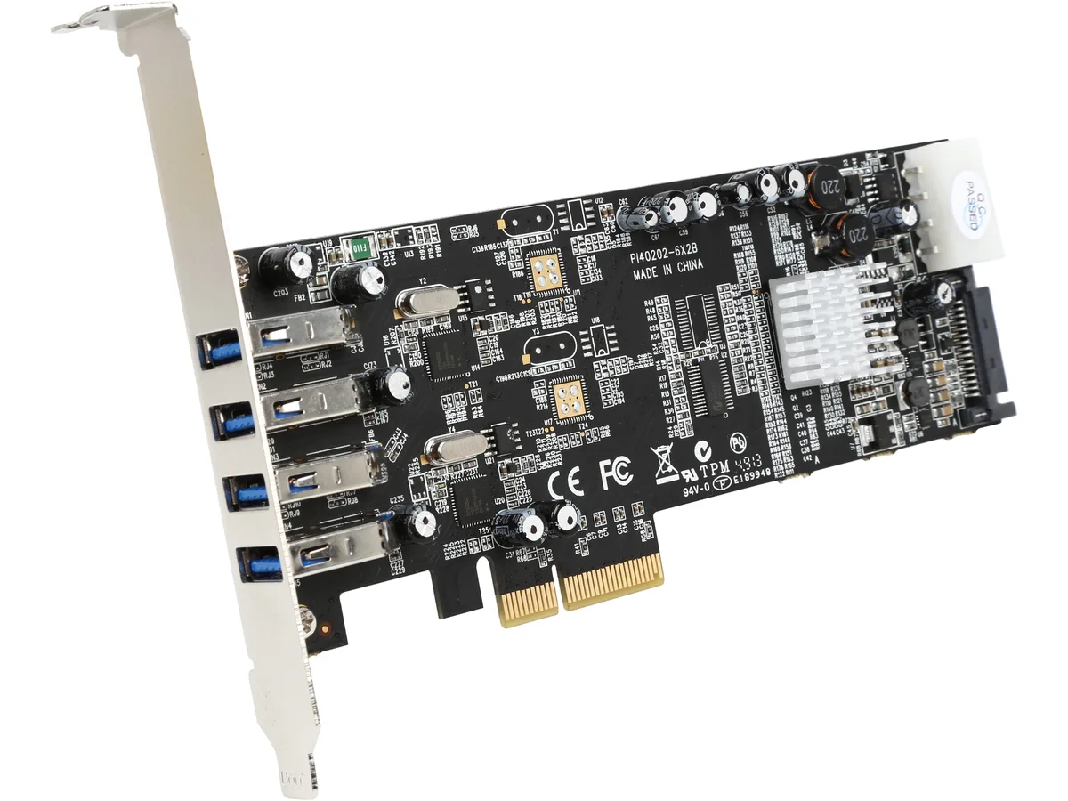 STARTECH STARTECH PEXUSB3S42V 4-Port USB 3.0 PCIe Expansion Card — product photo