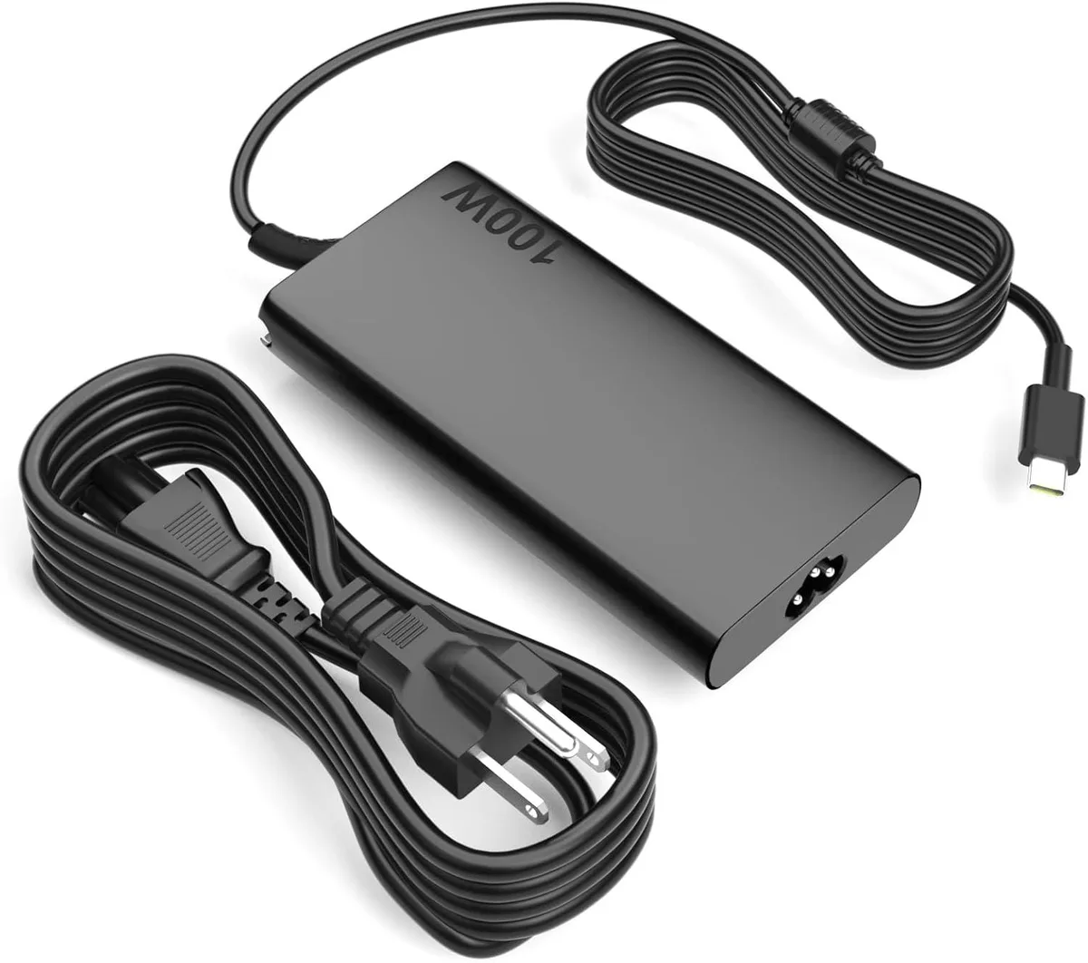 TOPRANK TOPRANK 100W USB-C Laptop Adapter Charger for Dell Pro 13 14 16 Plus 2-in-1 Rugged — product photo