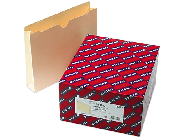 Smead Smead 75470 File Jackets, Letter, 11 Point Manila, 50/Box — product photo