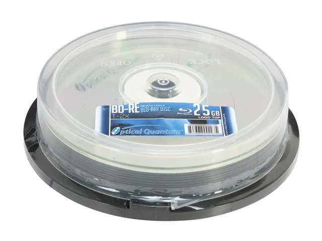 VinPower VinPower OQBDRE02LT-10 25GB 2X BD-RE 10-pack blu-ray media — product photo