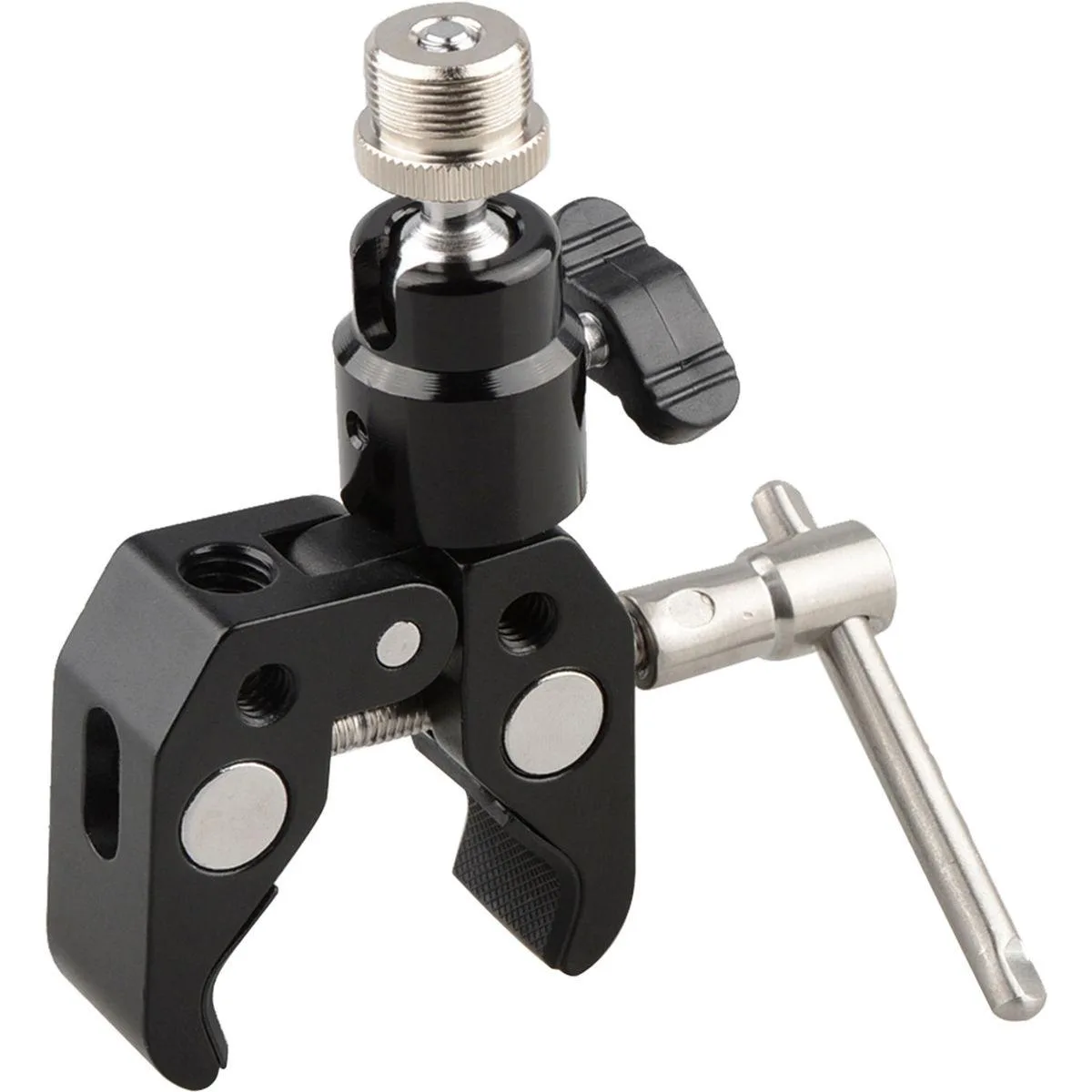 Camvate Camvate Crab Clamp 10-54mm 360° Ball Head 1/4"-20 to 5/8"-27 #C1465 — product photo
