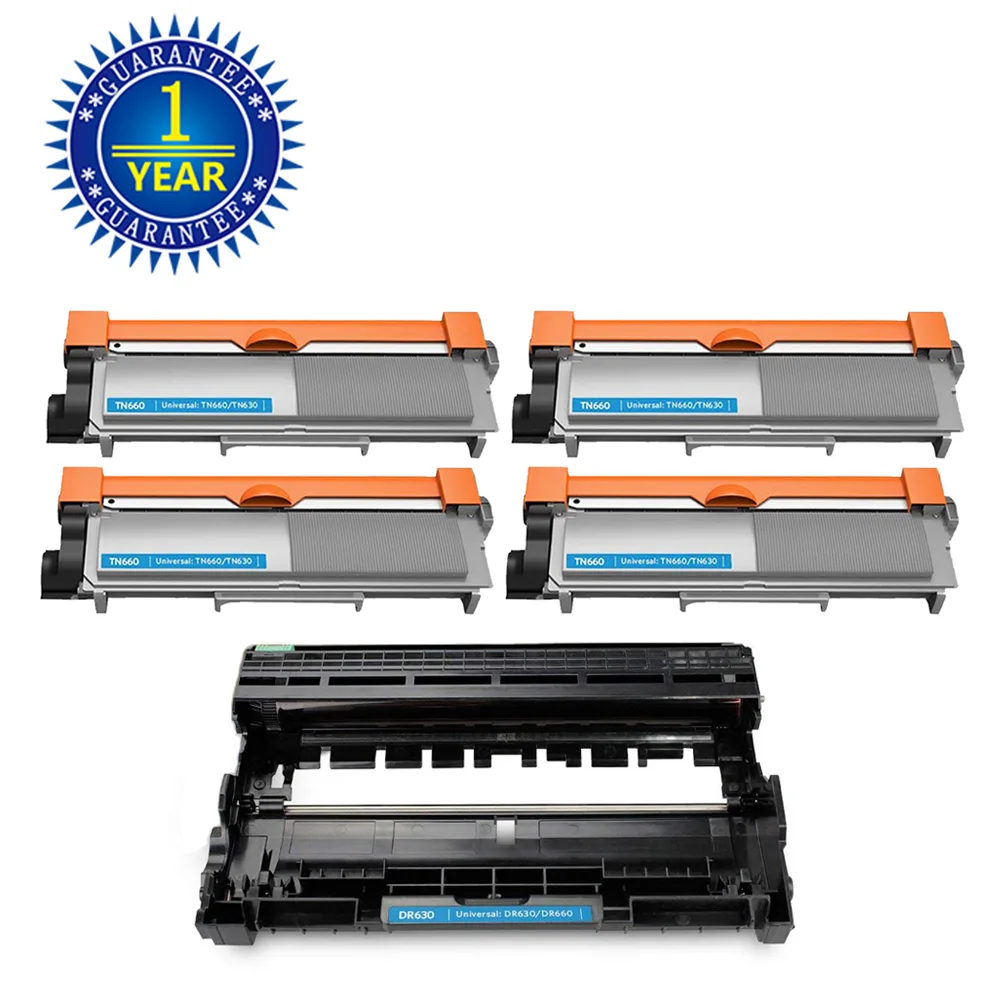 OmniTrade OmniTrade TN660/DR630 5-Pack Toner &amp; Drum Set (1 Drum + 4 Toner) — product photo