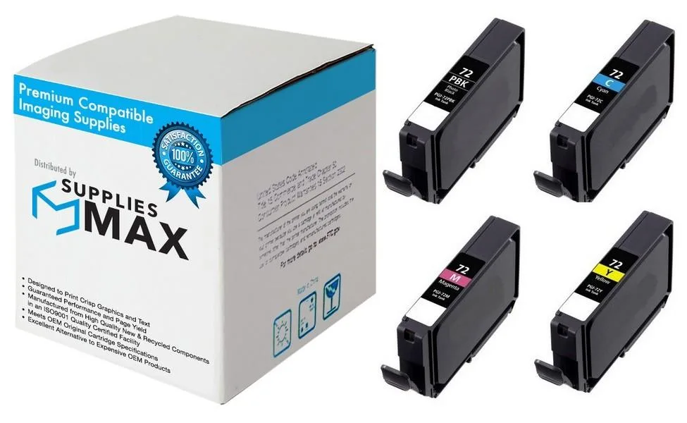 SuppliesMax SuppliesMax PGI-72PBKCMY Inkjet Combo Pack (PBK/C/M/Y) — product photo