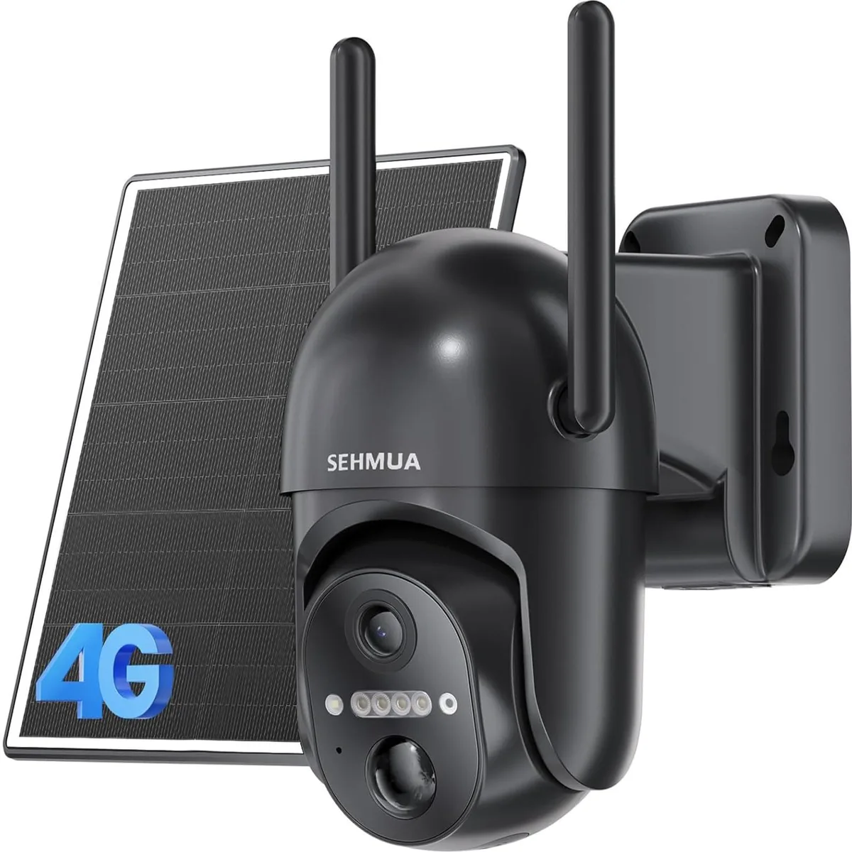  SEHMUA S40 4G LTE Solar Network Camera 360° 2K Color Night Vision PIR Two-Way Talk IP65 — product photo