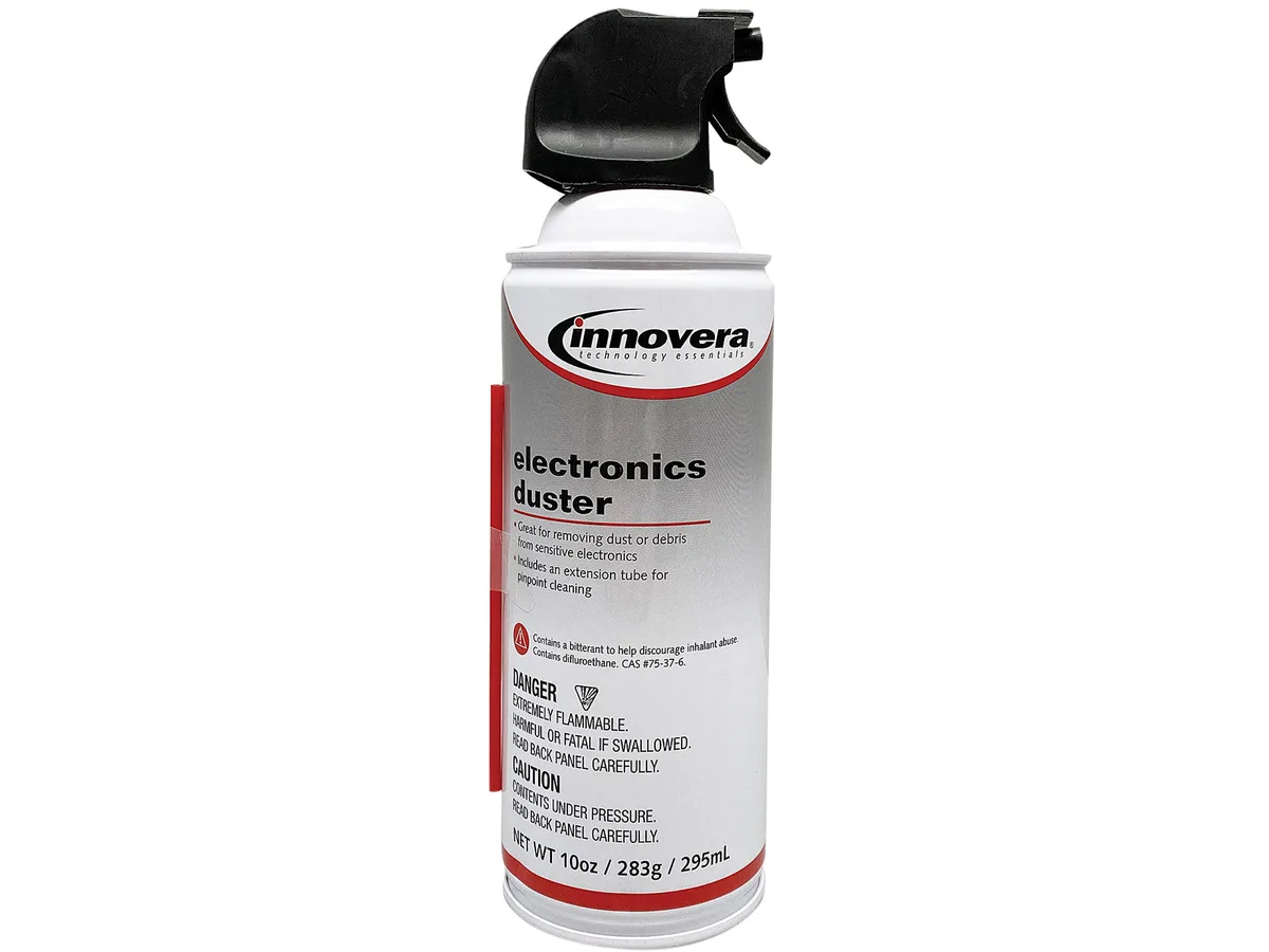 Innovera Innovera IVR10010 compressed air duster 10 oz can cleaning — product photo