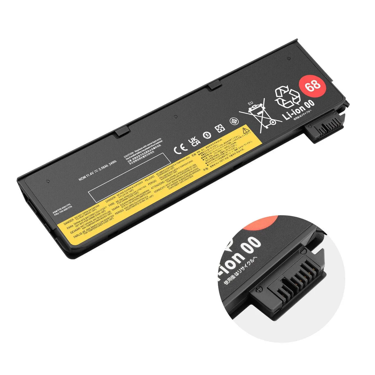 Damaite Damaite 68 X240 laptop battery 24Wh 11.4V 3-cell for ThinkPad T440 T440s — product photo