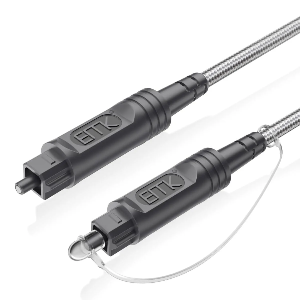  EMK Toslink Digital Optical Audio Cable Grey 3 Feet 1 M — product photo