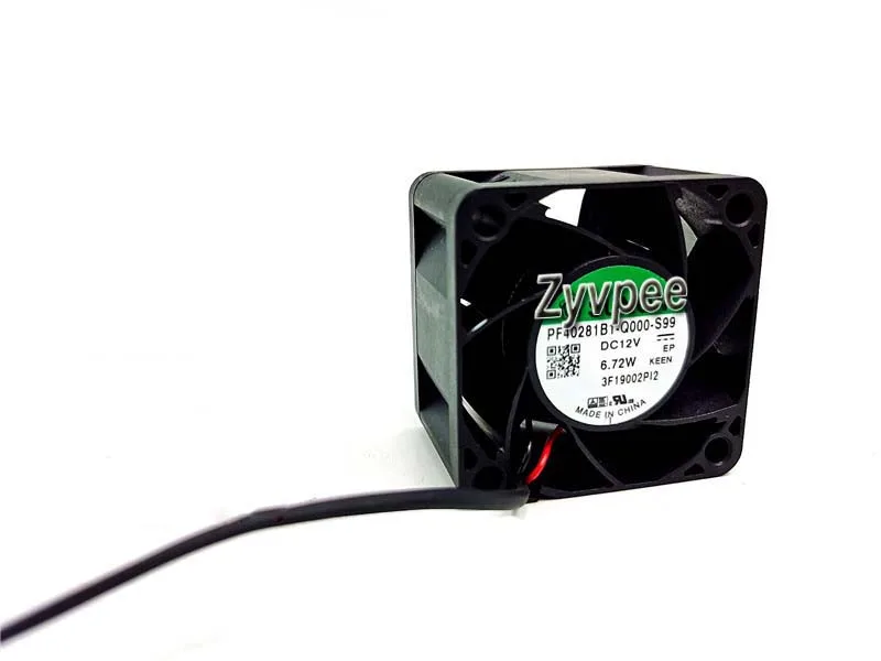 Zyvpee Zyvpee PF40281B1-Q000-S99 40x28mm 12V 6.72W 2-pin case fan — product photo