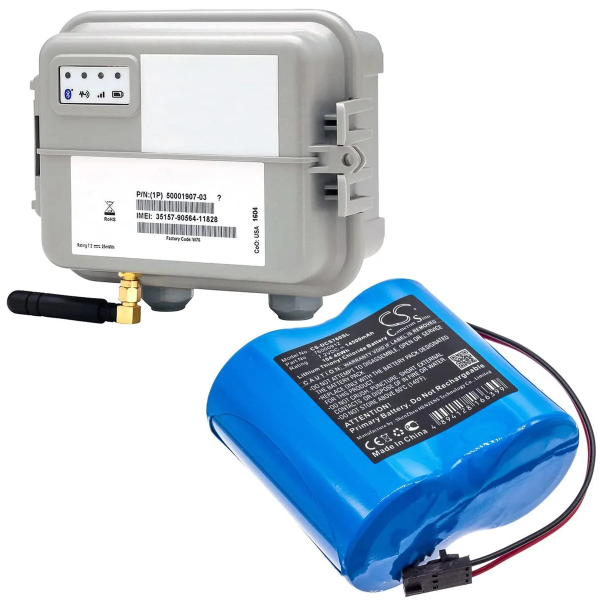  Cameron Sino Connect Sensor+ Battery 76000912 14500mAh 7.2V — product photo