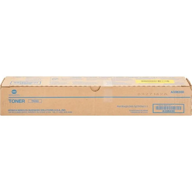 Konica Minolta Konica Minolta A33K030 black toner cartridge TN322 24000 pages — product photo