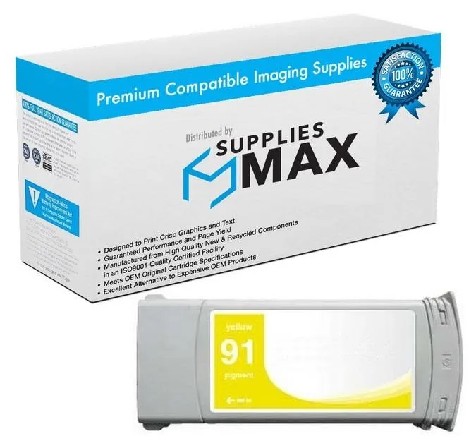SuppliesMax SuppliesMax HP C9469A Yellow High Yield Inkjet Cartridge 775 ML — product photo