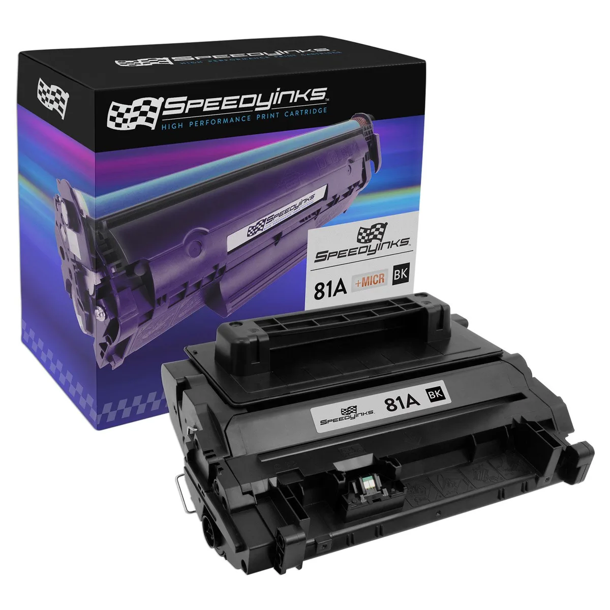 SpeedyInks SpeedyInks Compatible MICR Toner Cartridge HP 90A CE390A Black 1pk 10000 Pages — product photo
