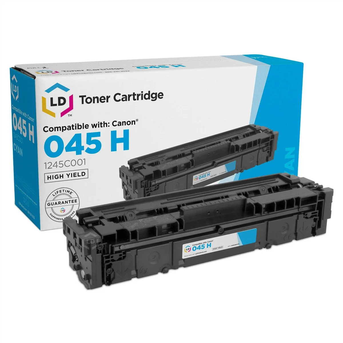 LD Products LD Products Compatible Toner Cartridge for Canon 045H 1245C001 High Yield Cyan — product photo
