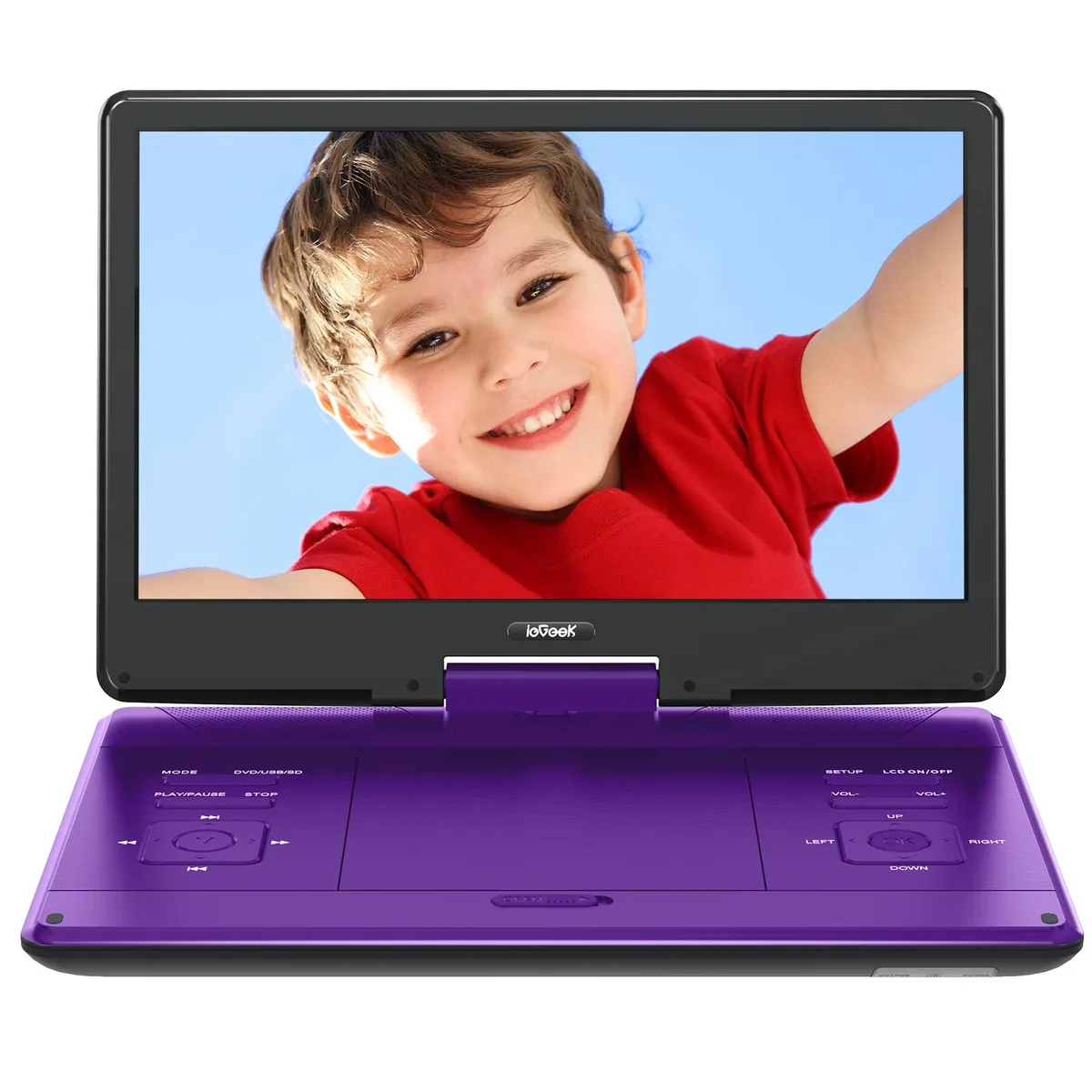 ieGeek ieGeek 14.1" Portable DVD Player Purple DP0202BKUSIGV2 — product photo