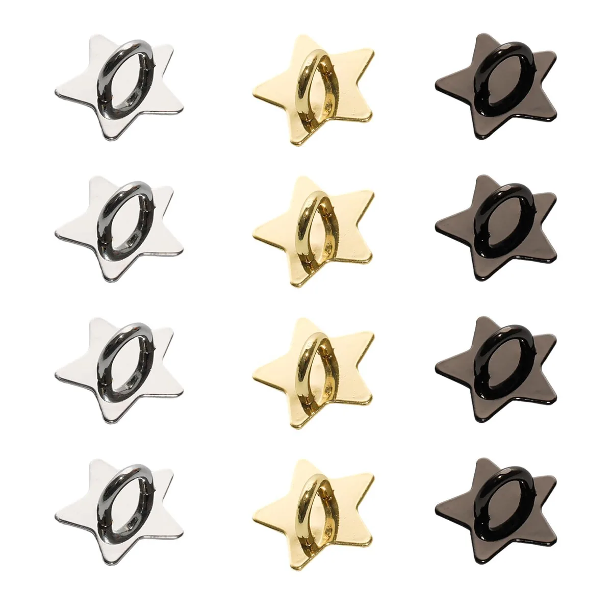 Motorola GUYUAN0267 12 Pcs Phone Charm Hook Star 3 Colors — product photo