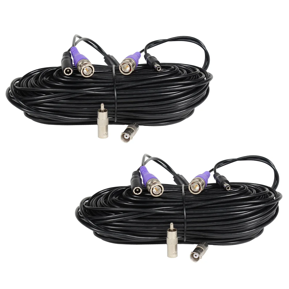 VideoSecu VideoSecu CBHD1002 2×100ft BNC Video Power Cable surveillance accessory — product photo