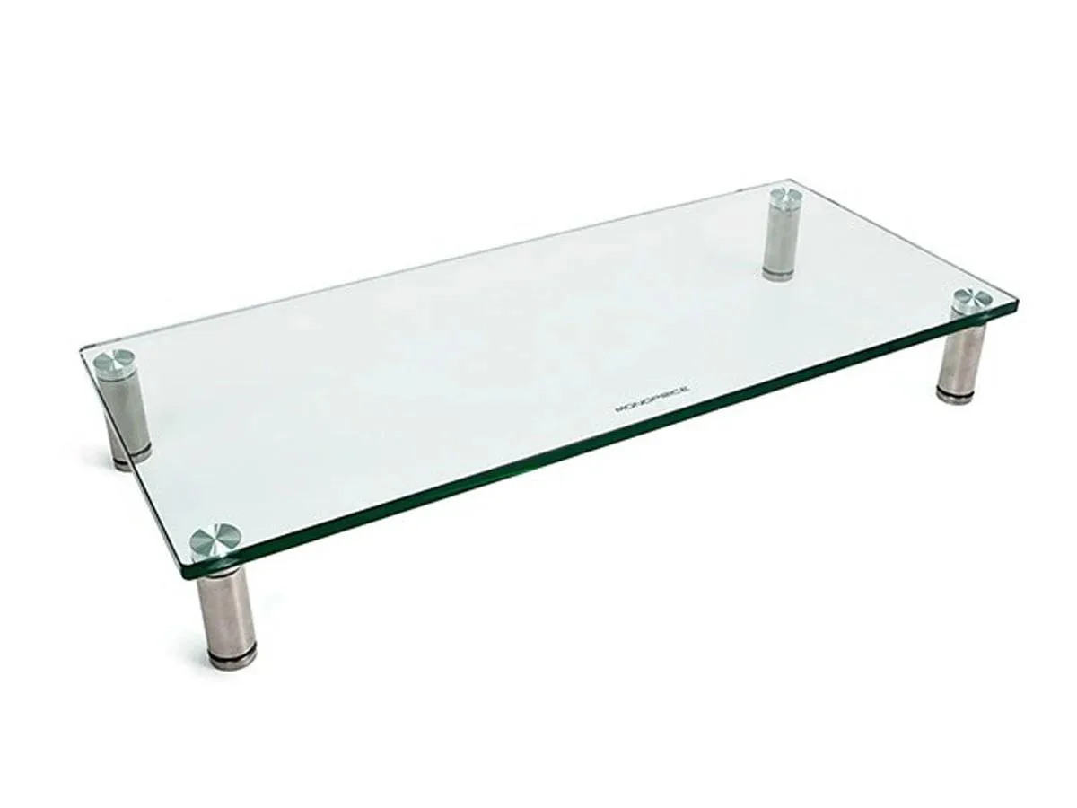 Monoprice Inc. Monoprice 109434 Workstream Glass Stand 22" x 9.5" 66 lbs — product photo