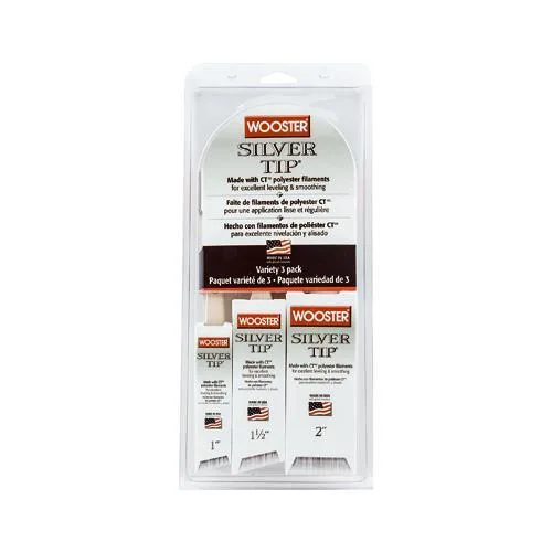 Wooster Brush Company Wooster Brush Company polyester paint brush 3-pack — product photo