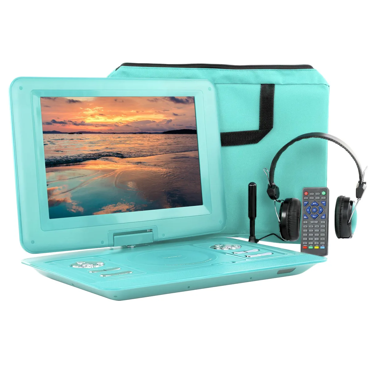 Trexonic Trexonic TR-D133TEA 13.3" portable dvd player 1280x800 teal — product photo