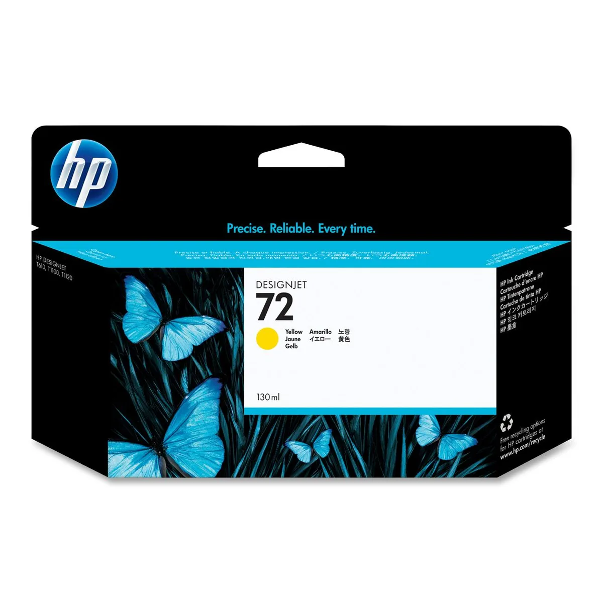HP HP C9373A 72XL Yellow Ink Cartridge 130 ml — product photo