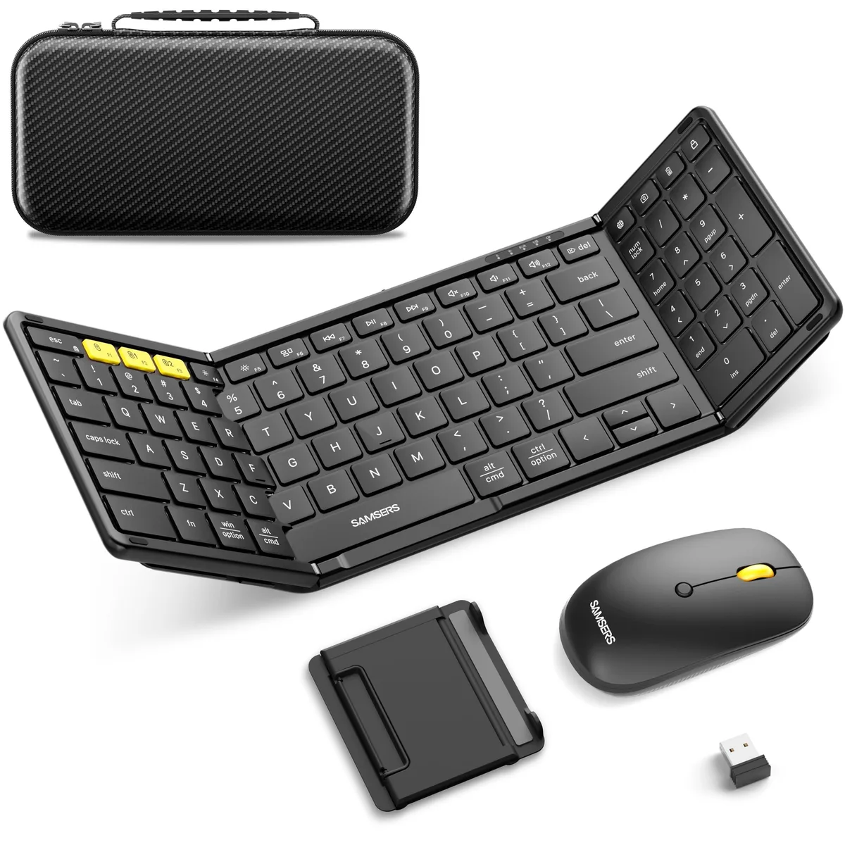 KW-Commerce KW-Commerce Samsers Foldable Keyboard and Mouse 2 in 1 accessory — product photo