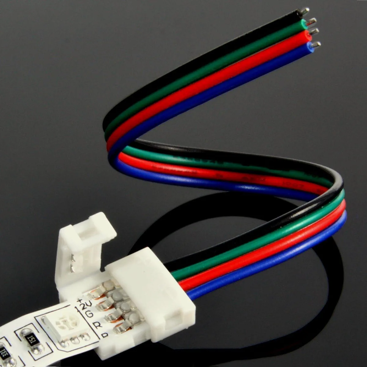 JacobsParts Inc. JacobsParts Inc. LSA-O-10PK 10-pack 10mm 4-wire solderless track lighting connectors — product photo