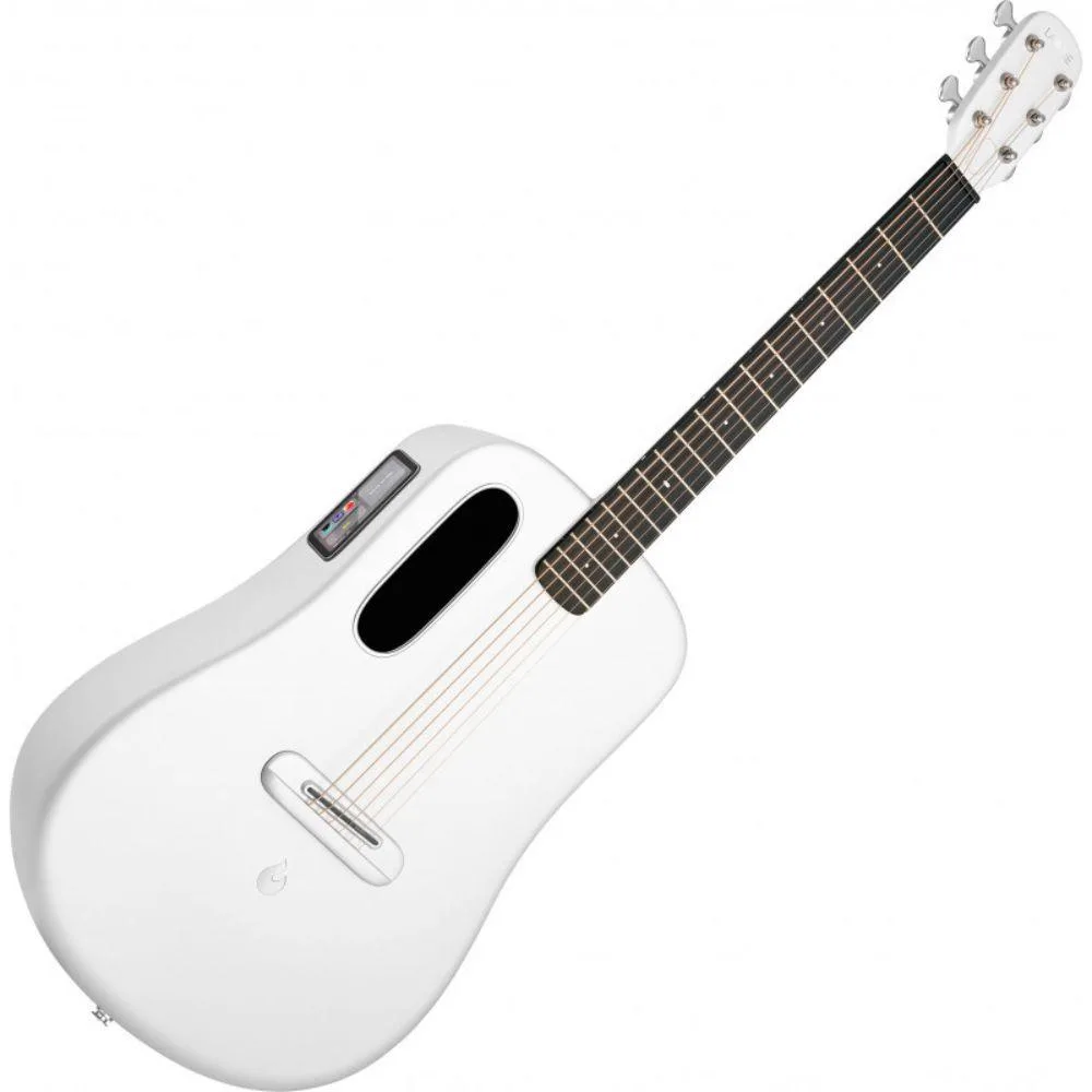 Lava Lava ME 4 Carbon 38" White acoustic-electric guitar — product photo
