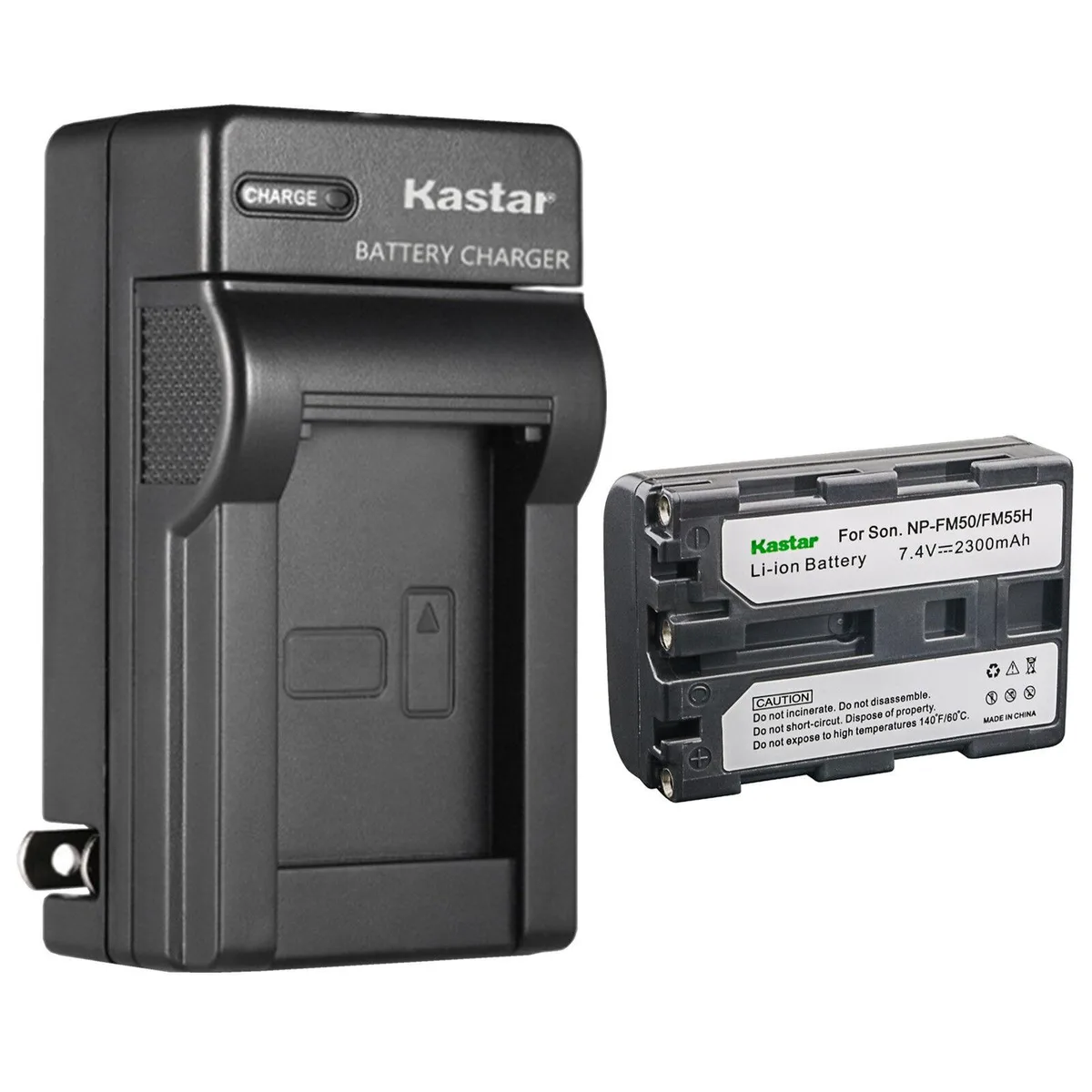 Kastar Kastar NP-FM50 Li-Ion 2300mAh Battery &amp; AC Charger 1-Pack — product photo