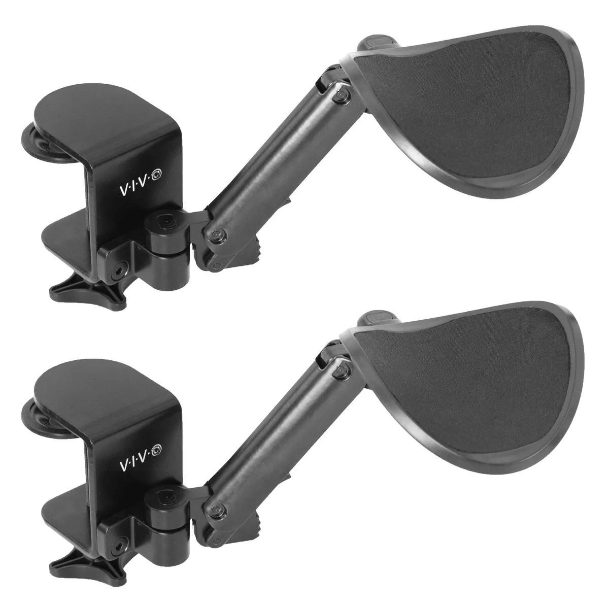 VIVO VIVO Black Clamp-on Adjustable Arm &amp; Wrist Rest Pad 2 Pack — product photo